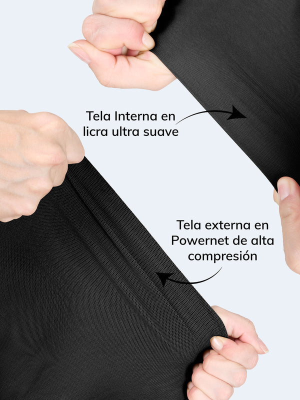 Faja Panty de Cintura Alta con Control de Abdomen y Efecto BBL para Mujer