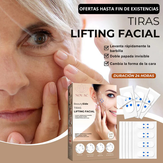 (PACK 120 Unidades) Tiras de Lifting facial efecto Natural "Buena Cara"