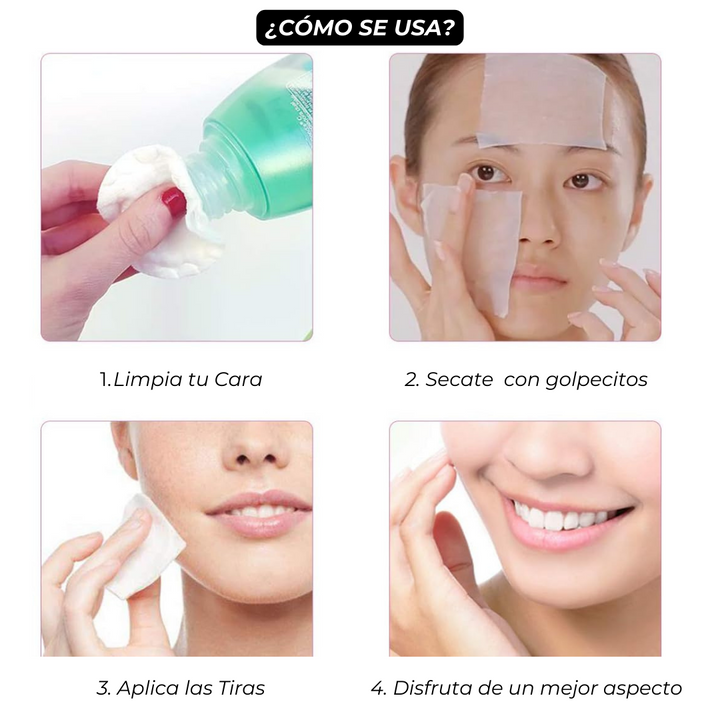 (PACK 120 Unidades) Tiras de Lifting facial efecto Natural "Buena Cara"