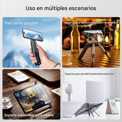 Soporte Magnético Plegable Portátil Universal - para celular, tablet y laptop