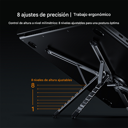 Soporte Magnético Plegable Portátil Universal - para celular, tablet y laptop