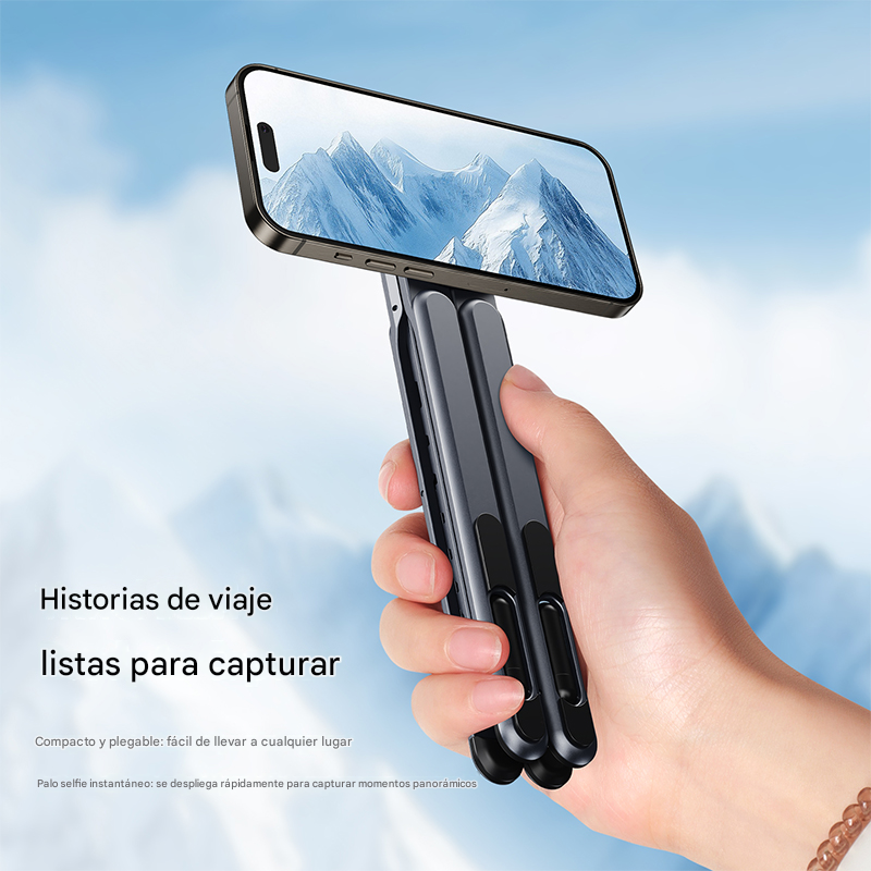 Soporte Magnético Plegable Portátil Universal - para celular, tablet y laptop